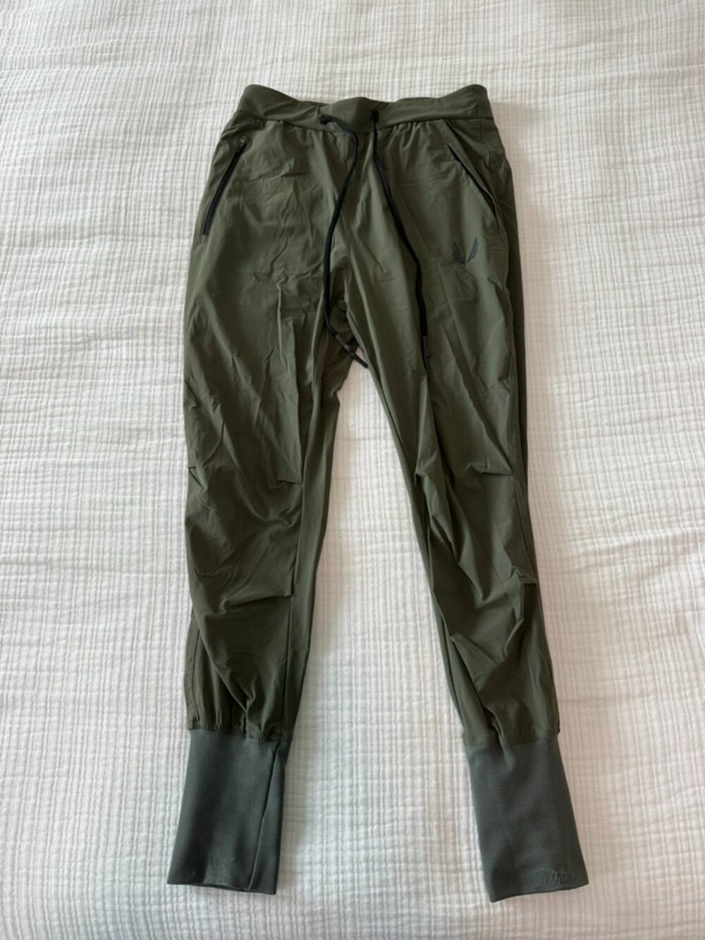 ASRV Tetra-Lite High Rib Jogger Olive Gray Men's S DSG-0477